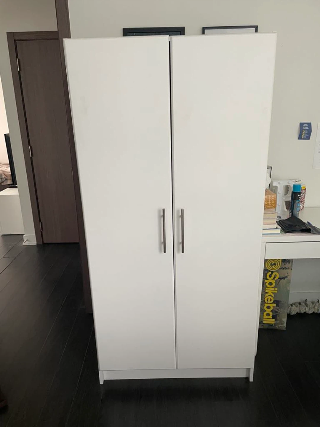 65" Wardrobe Cabinet - White - photo 2