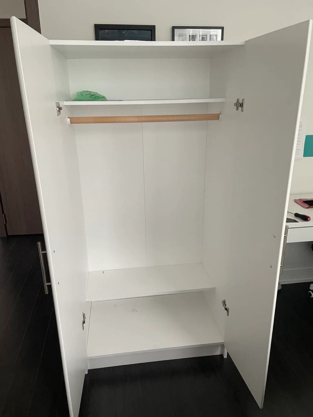 65" Wardrobe Cabinet - White - photo 3