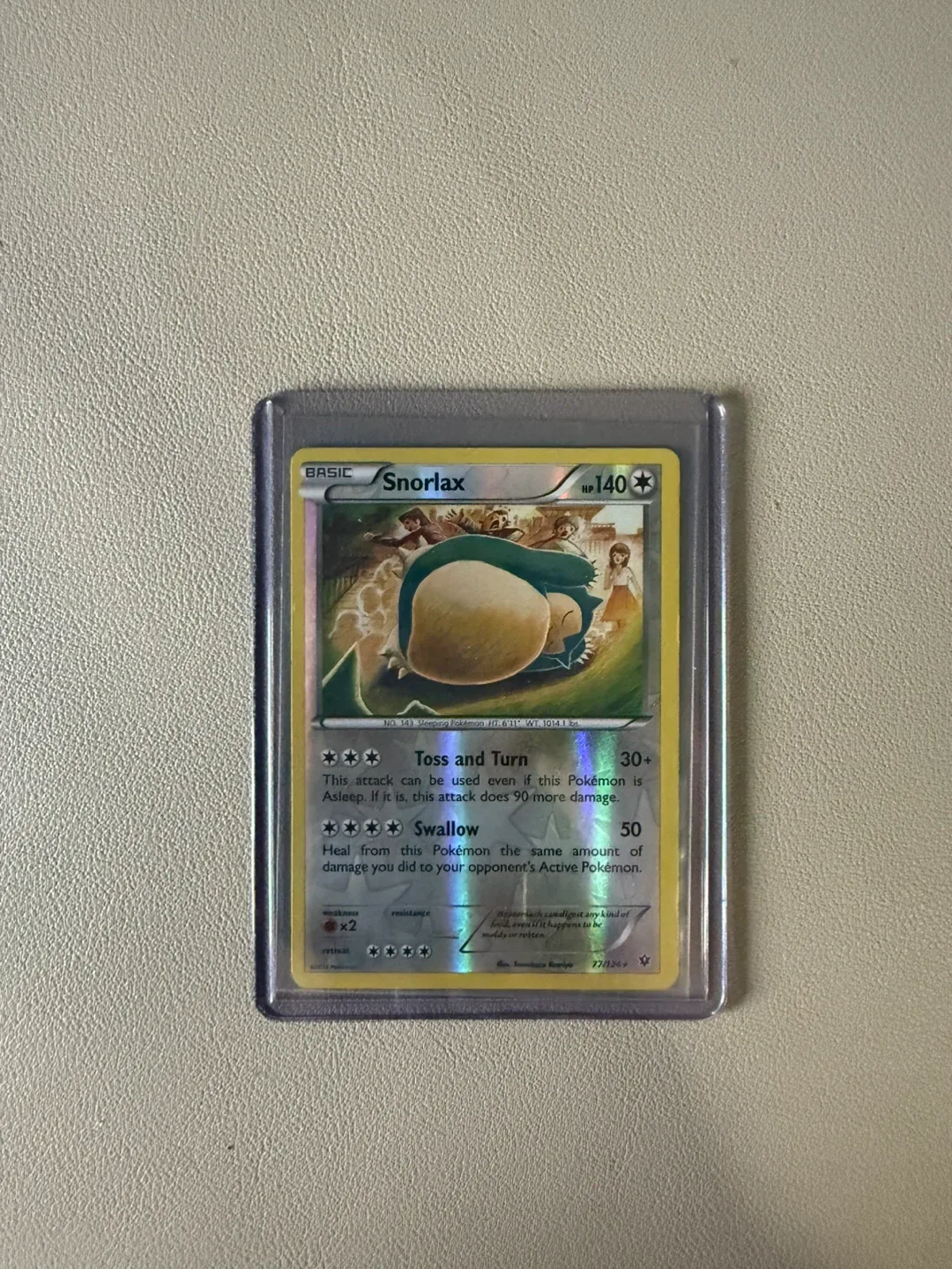 Snorlax Pokemon Card thumbnail