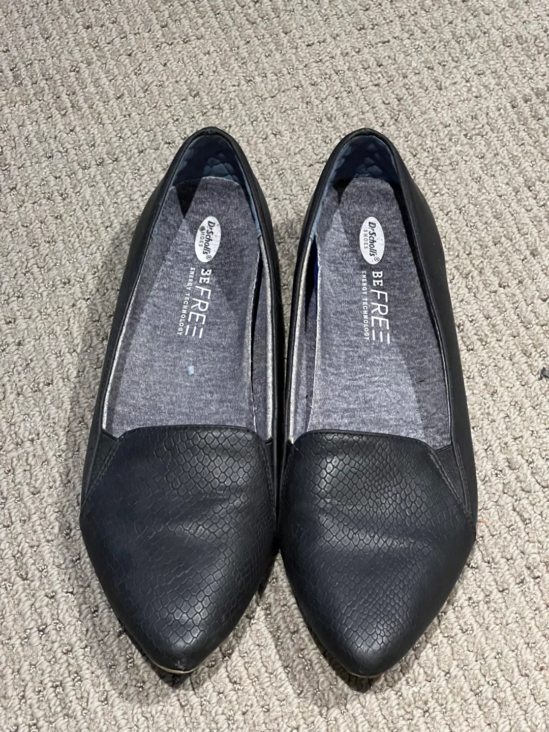 Dr. Scholl's Be Free Black Flats