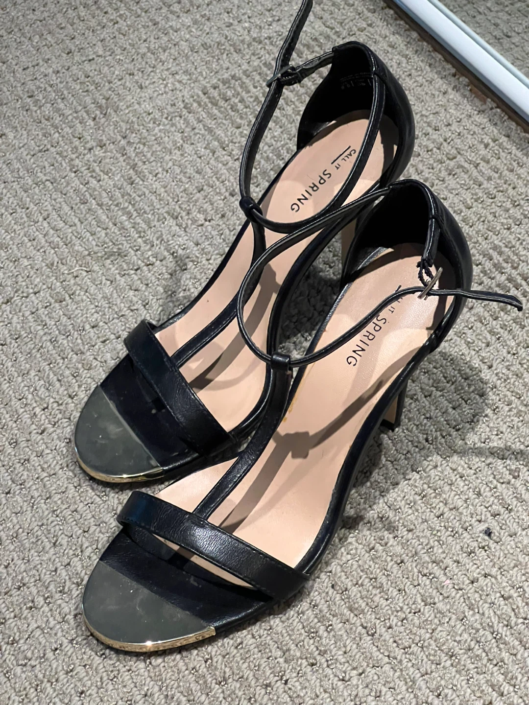 Call It Spring Black Heels