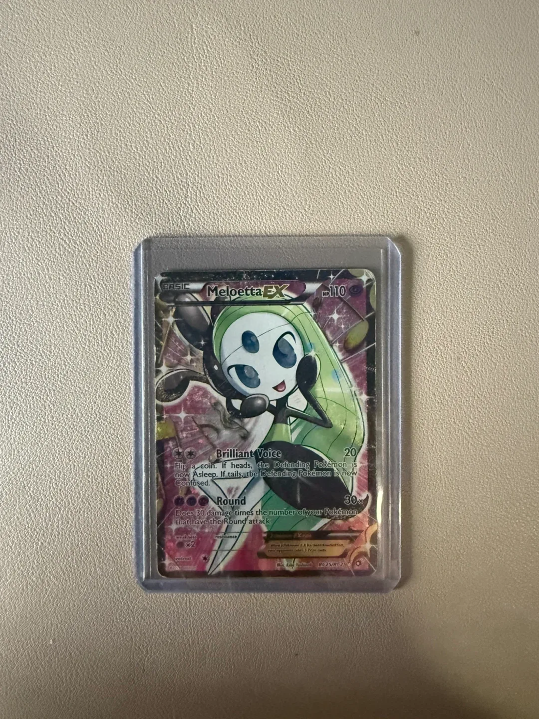 Meloetta EX Pokémon Card thumbnail