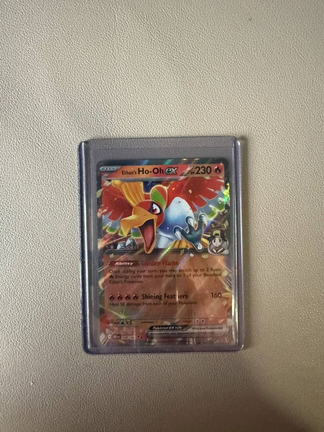 Ethan's Ho-Oh EX Pokemon Card thumbnail