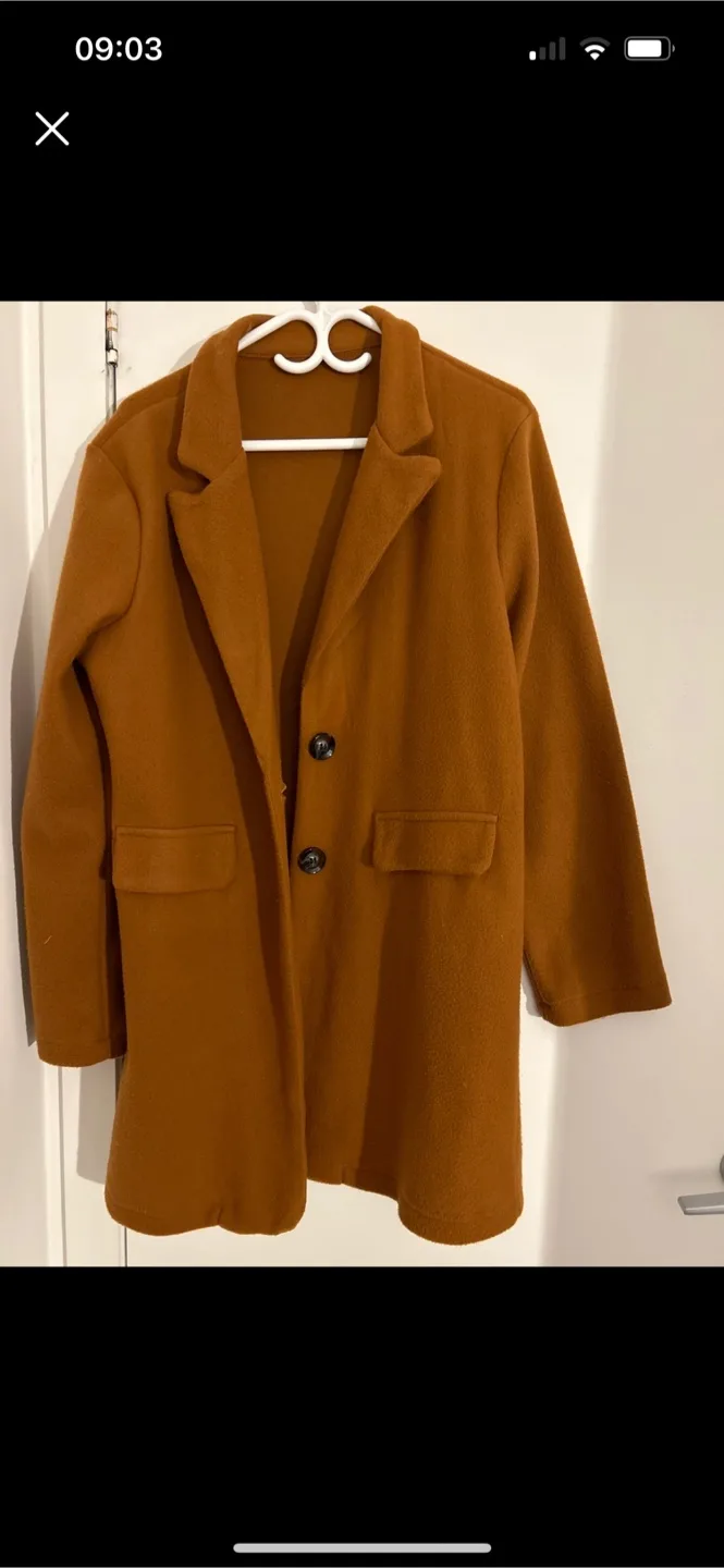 XL Brown Thin Coat thumbnail