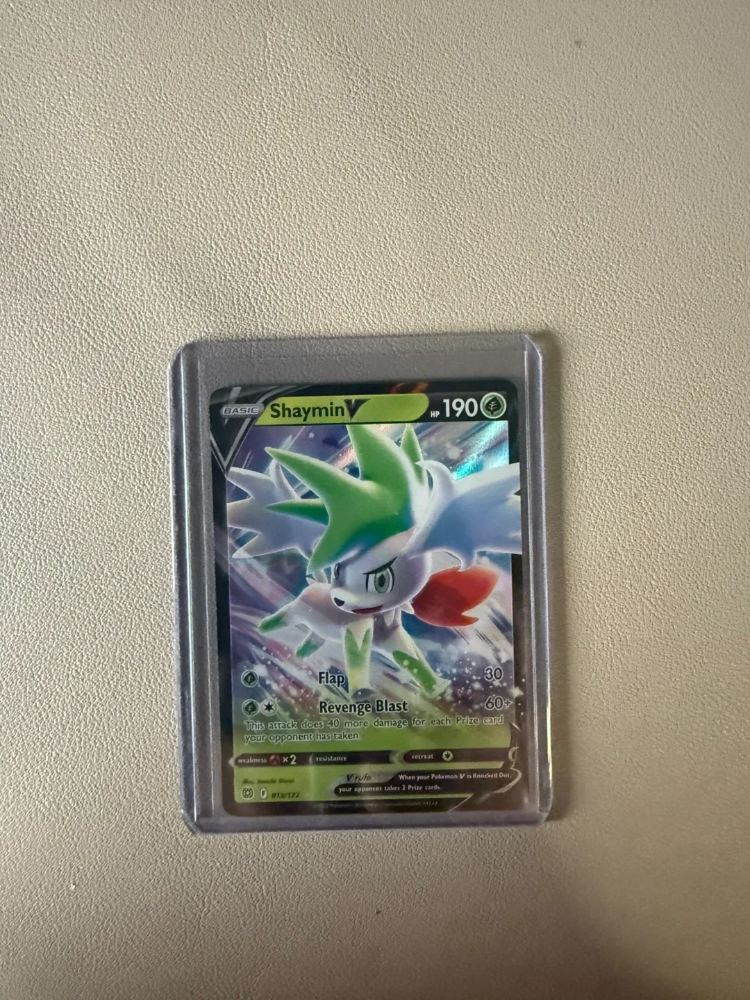 Shaymin V Pokemon Card thumbnail
