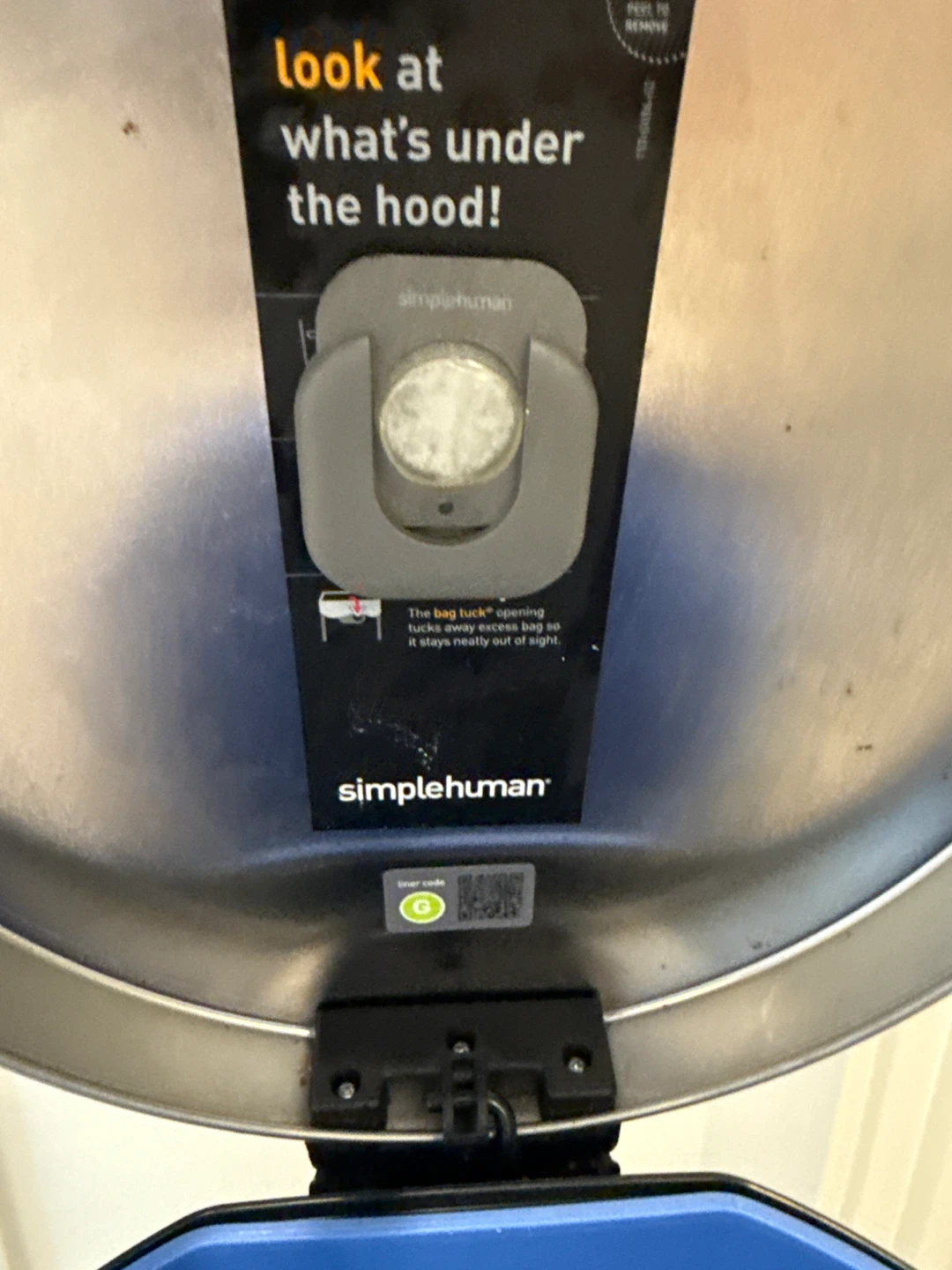 simplehuman Stainless Steel Trash Can - photo 4
