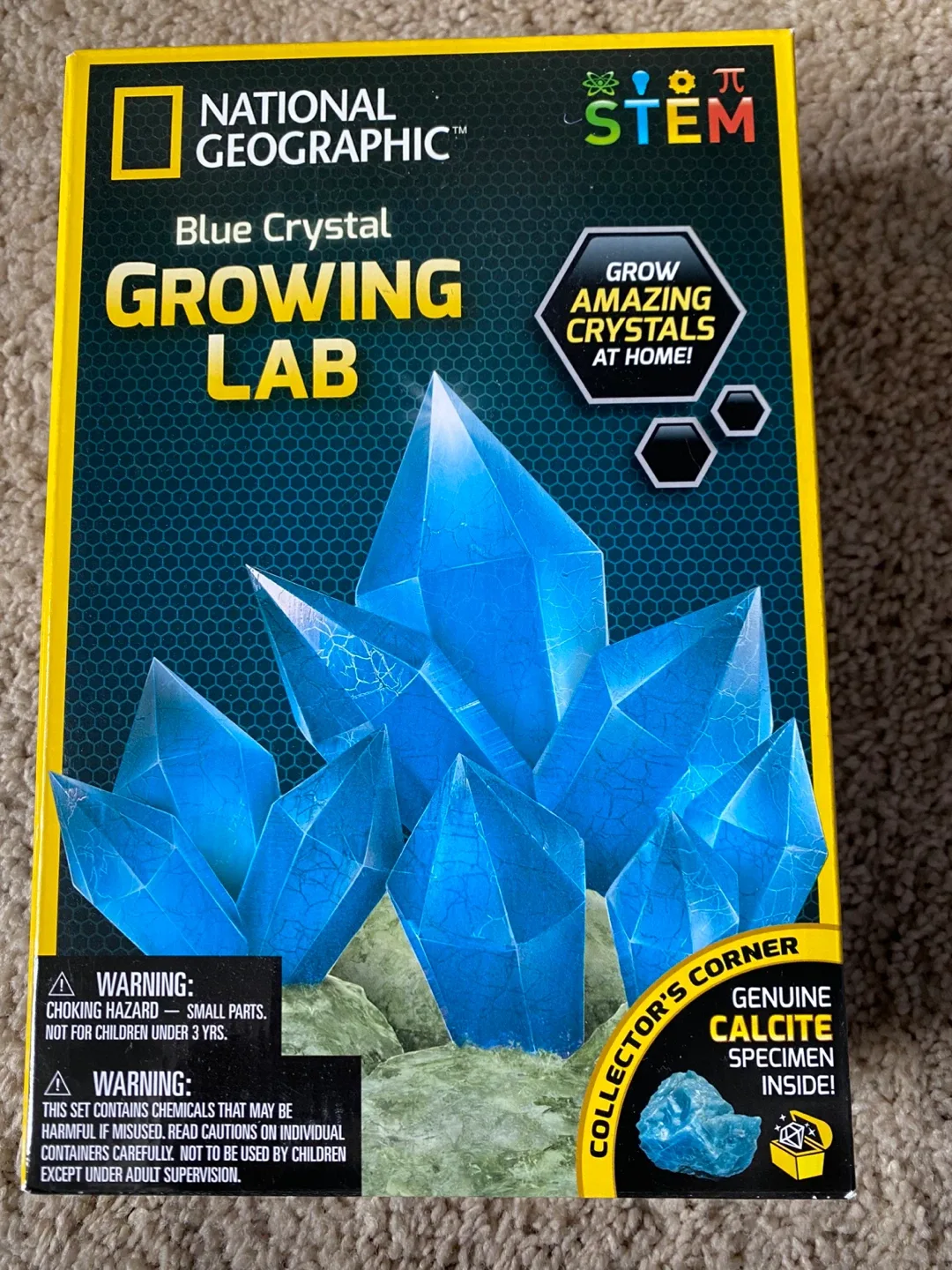 Brand New 🥕 National Geographic Blue Crystal Growing Lab thumbnail