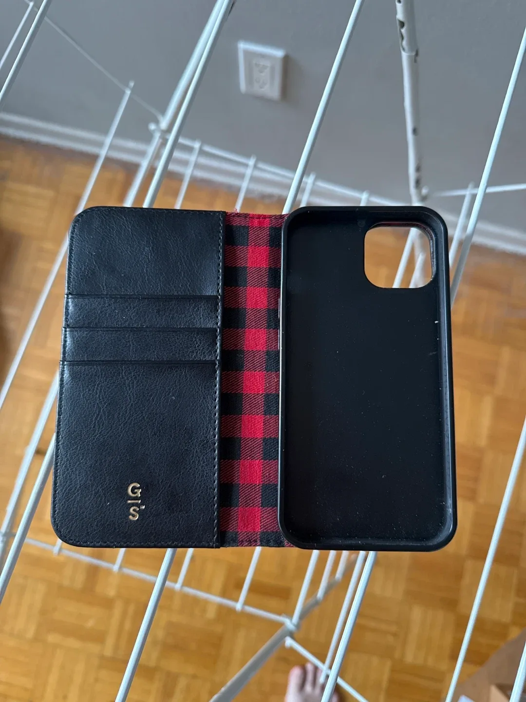 iPhone 14 case, magnetic wallet thumbnail