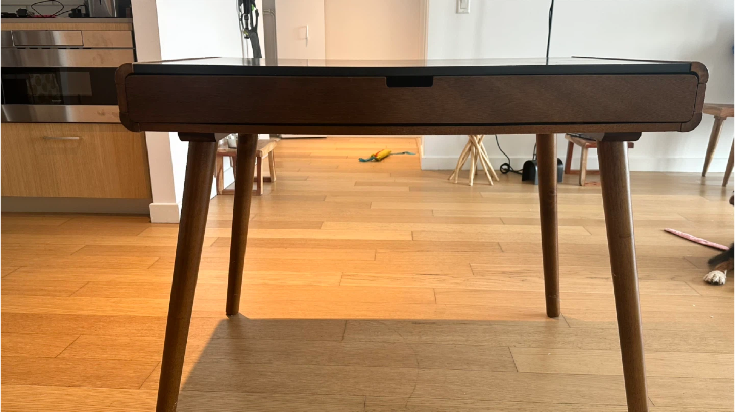 FREE - Dark Green & Wood Desk