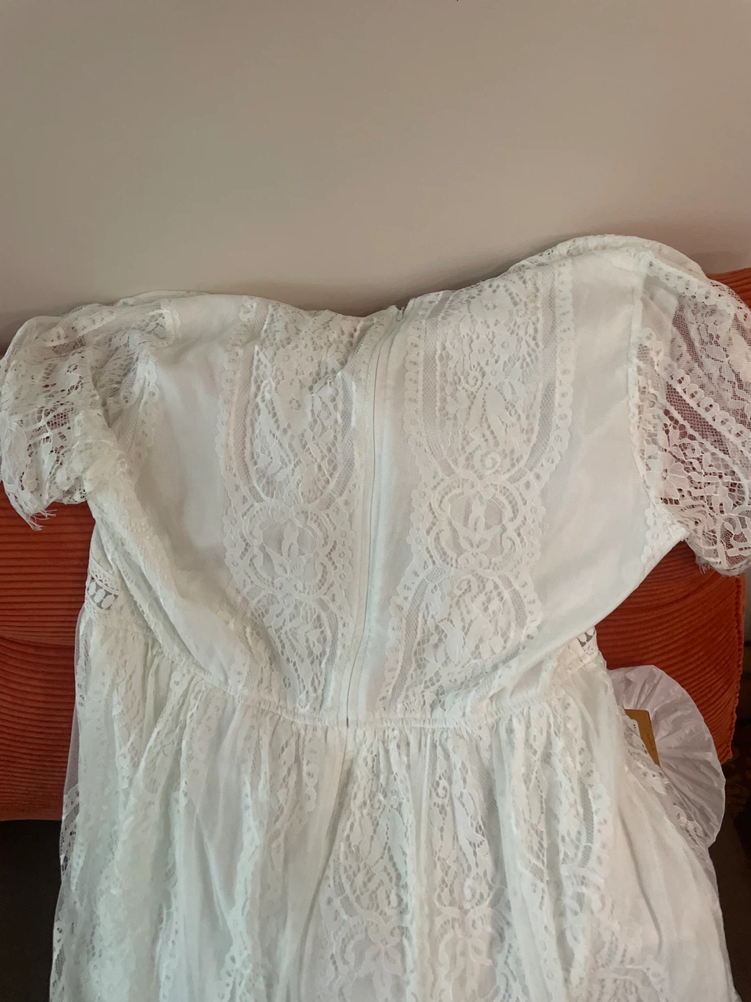 White Lace Dress, woman XXL - photo 4