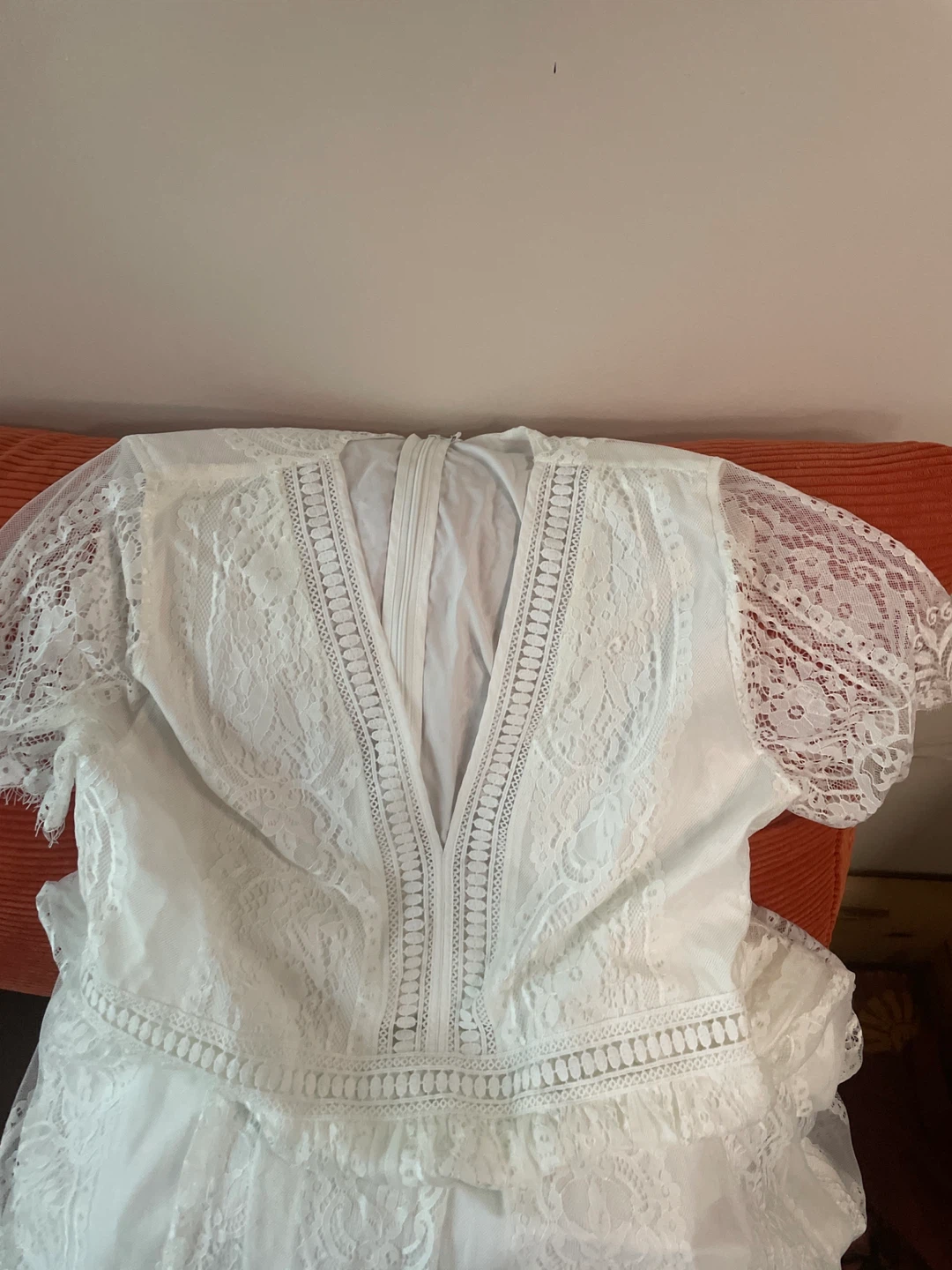 White Lace Dress, woman XXL - photo 2