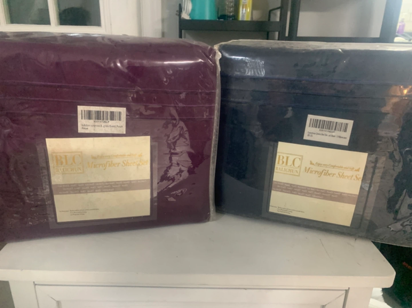TWO Microfiber Sheet Sets (Queen)