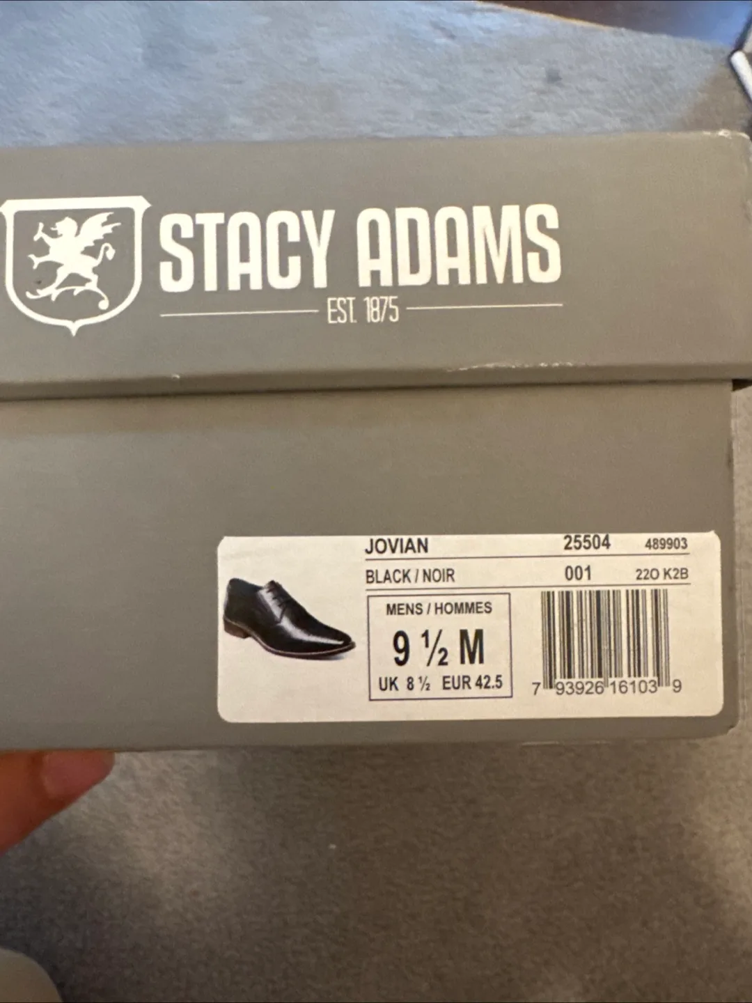 Stacy Adams Jovian Black Dress Shoes - Size 9.5 image indicator(3)