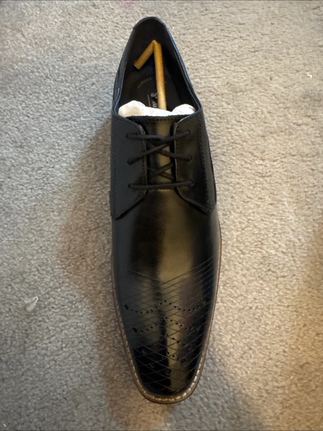 Stacy Adams Jovian Black Dress Shoes - Size 9.5 image indicator(2)