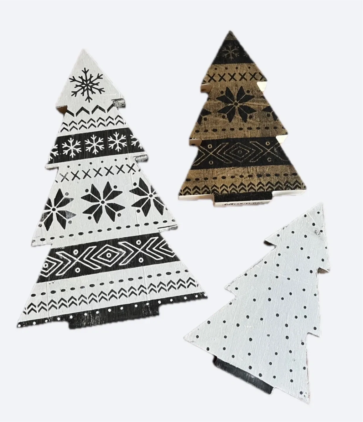 Wooden Christmas Tree Decor image indicator(3)