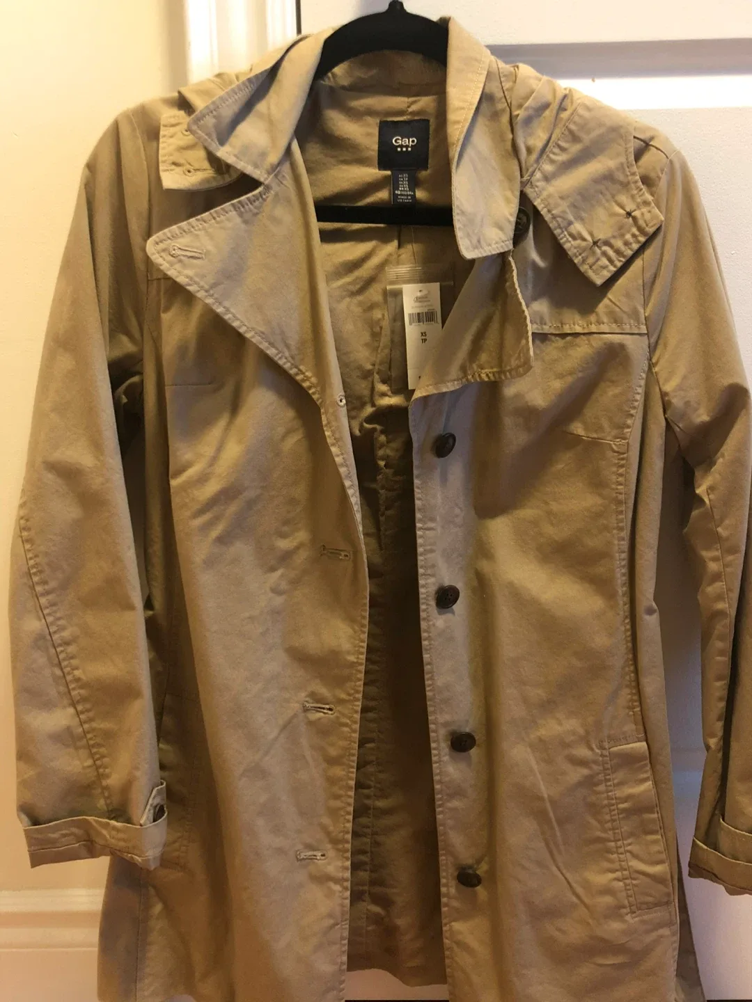Gap Trench Coat - Size XS, brand new with tag thumbnail