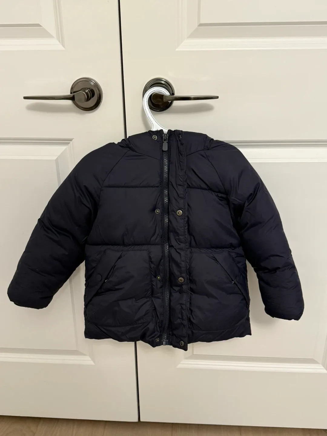 2-3 years Zara kids winter puffer jacket with hood thumbnail