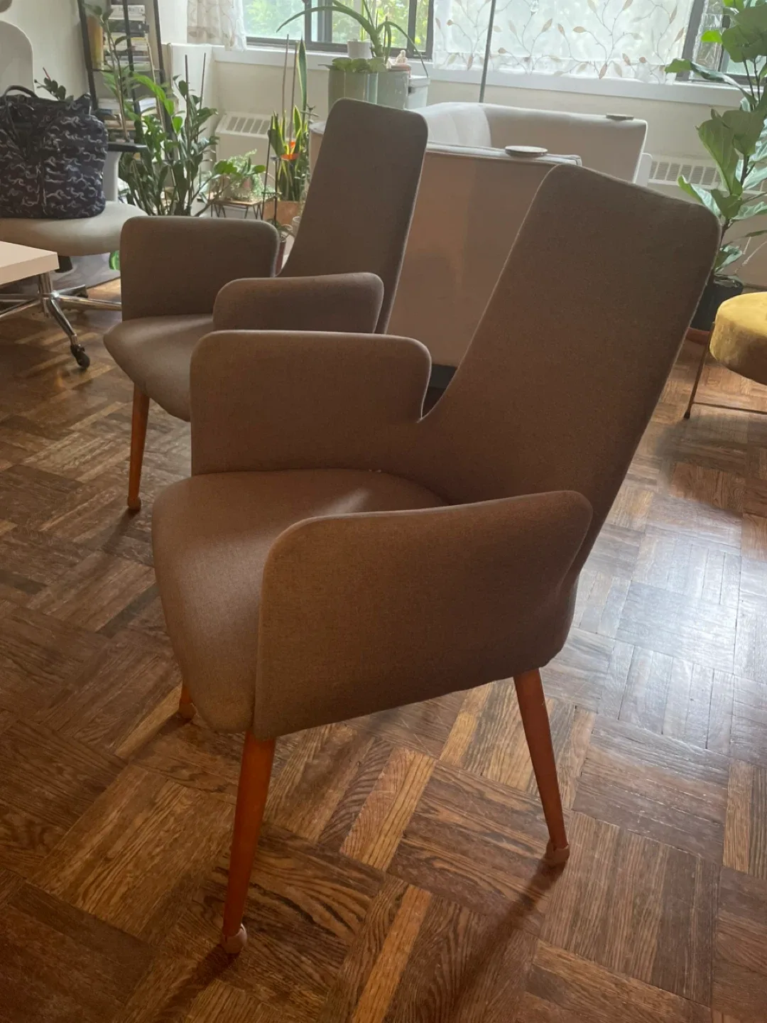 Dining Chairs - Set of 2 from Structube, brown thumbnail