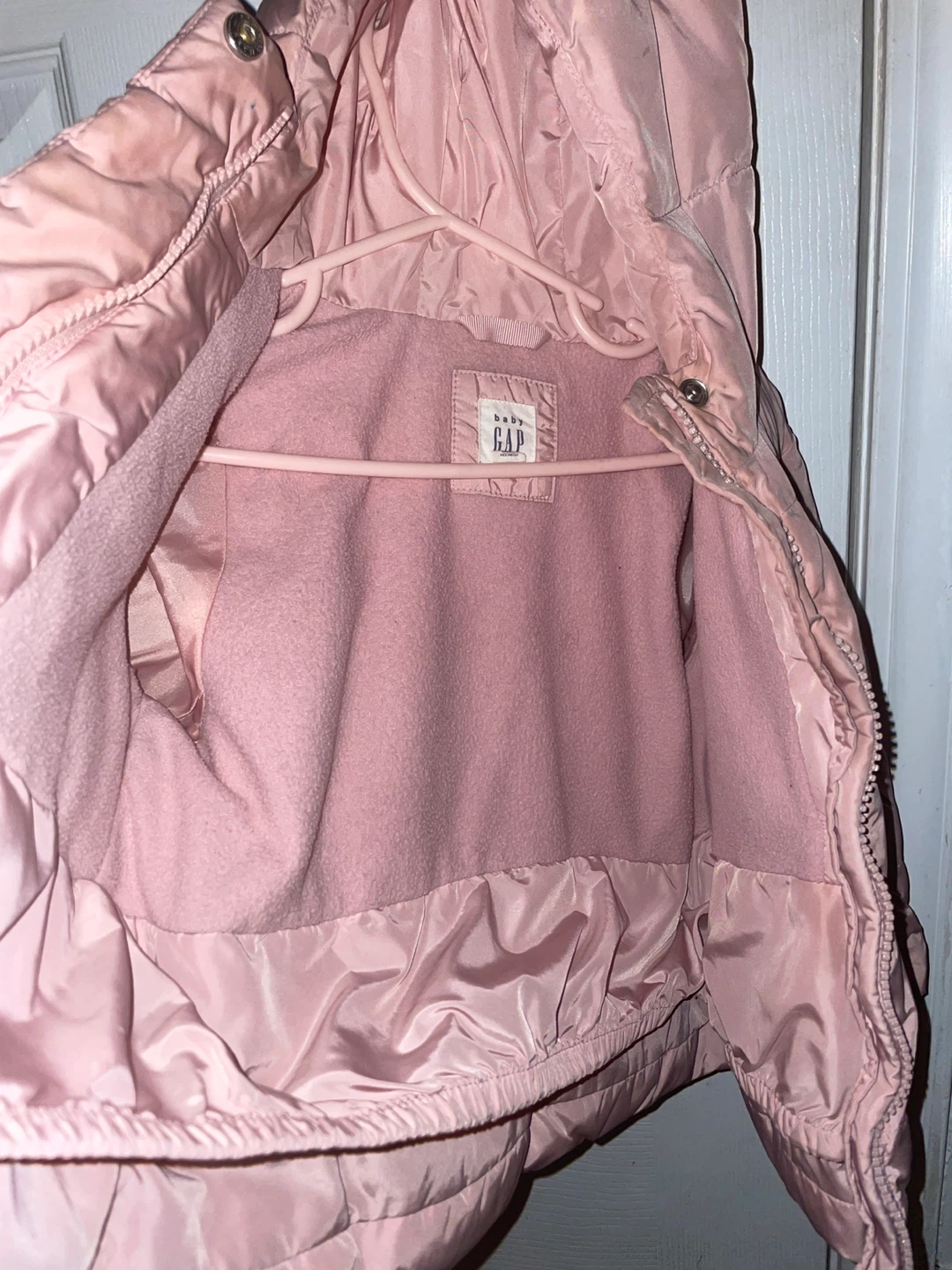 Baby Gap Pink Puffer Jacket - Size 2 Toddler - photo 2