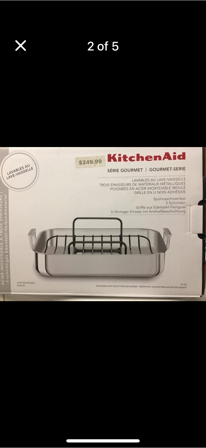 KitchenAid Gourmet Series Roasting Pan with Rack
