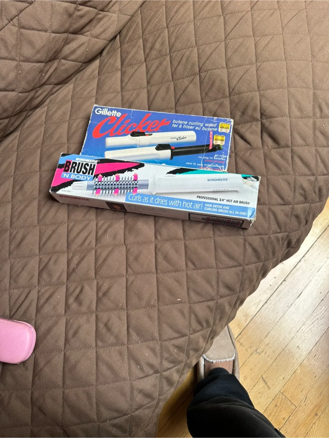 Vintage Gillette Clicker & Windmere Hot Air Brush thumbnail