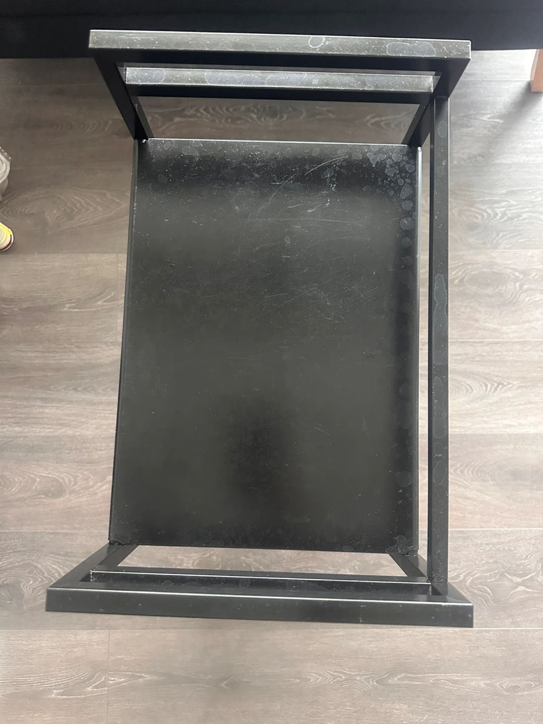 Multipurpose Black Metal Shelf Unit - photo 2