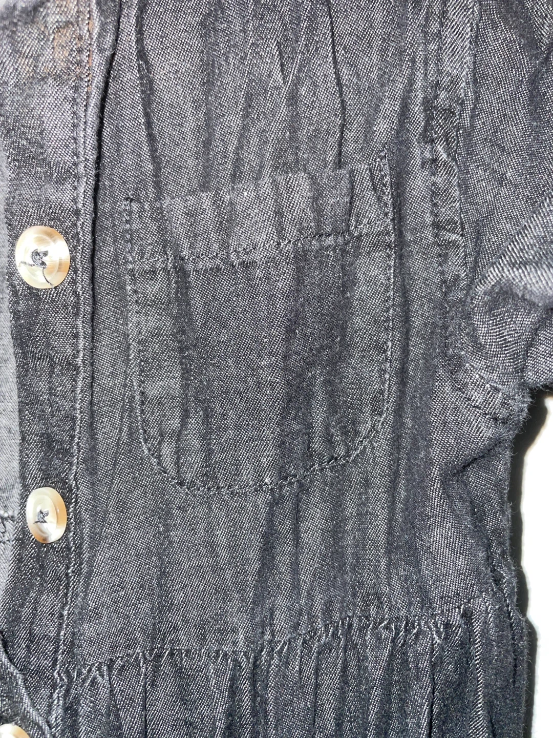 Wonder Nation Girls' Gray Denim Top - Size 2T - photo 3