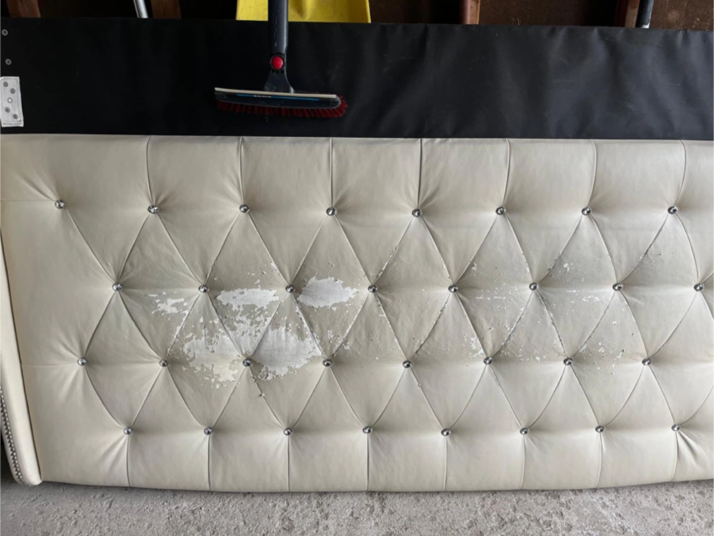 King size bed without mattress