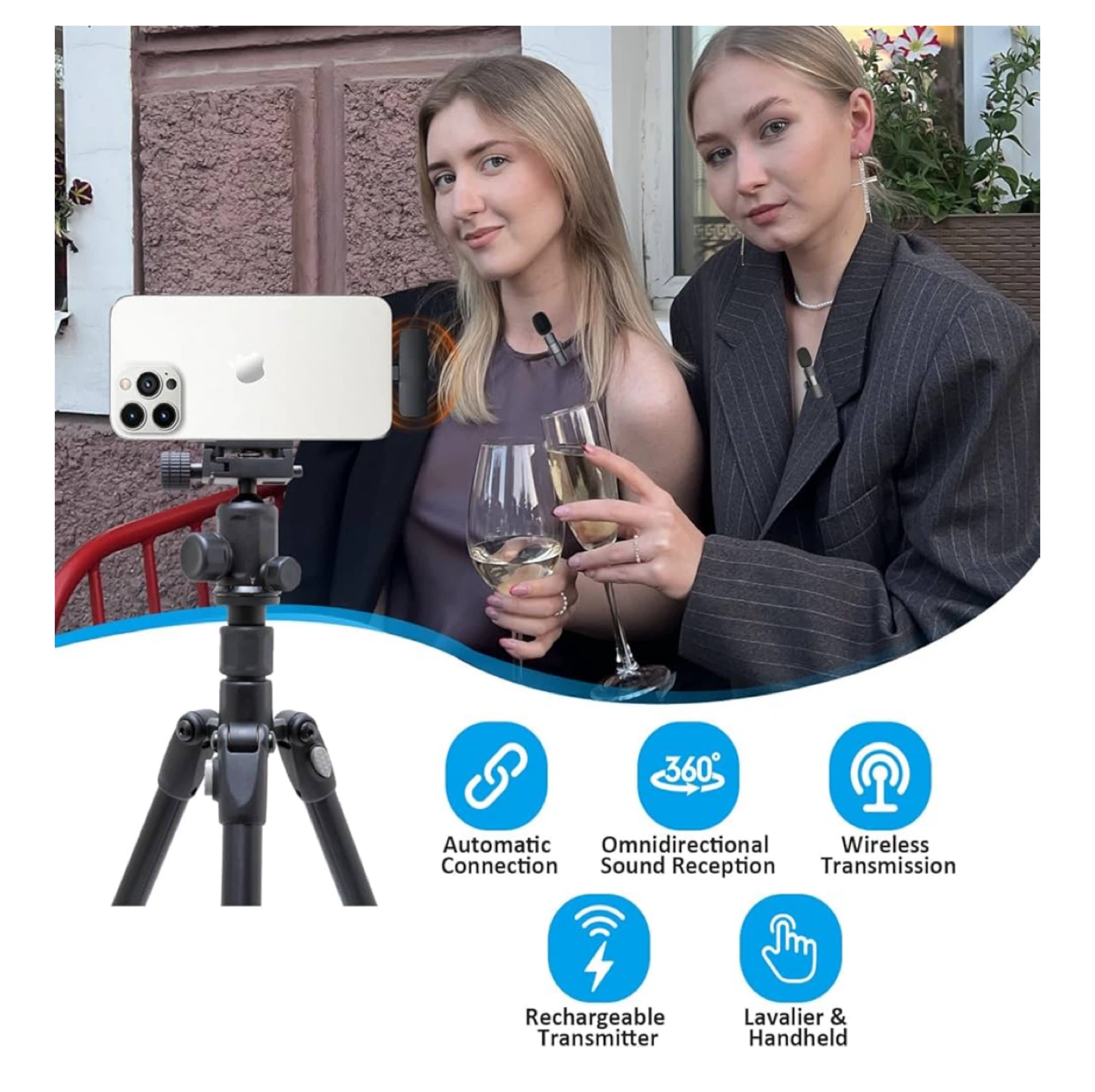 Wireless Lavalier Microphone for iPhone/iPad - photo 2