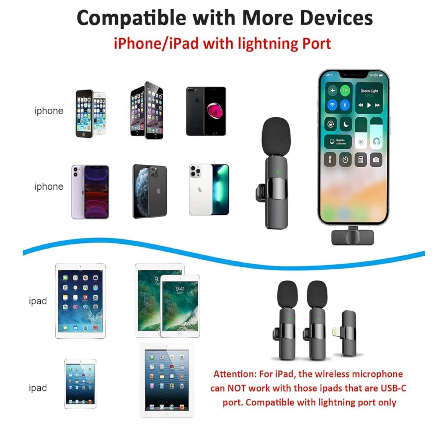 Wireless Lavalier Microphone for iPhone/iPad - photo 4