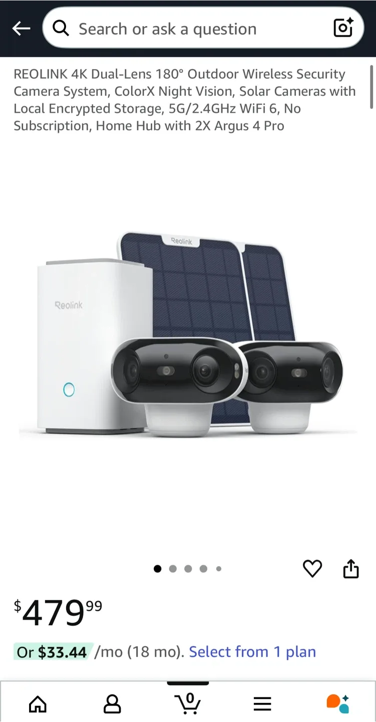 BNIB - Reolink Camera System Package thumbnail