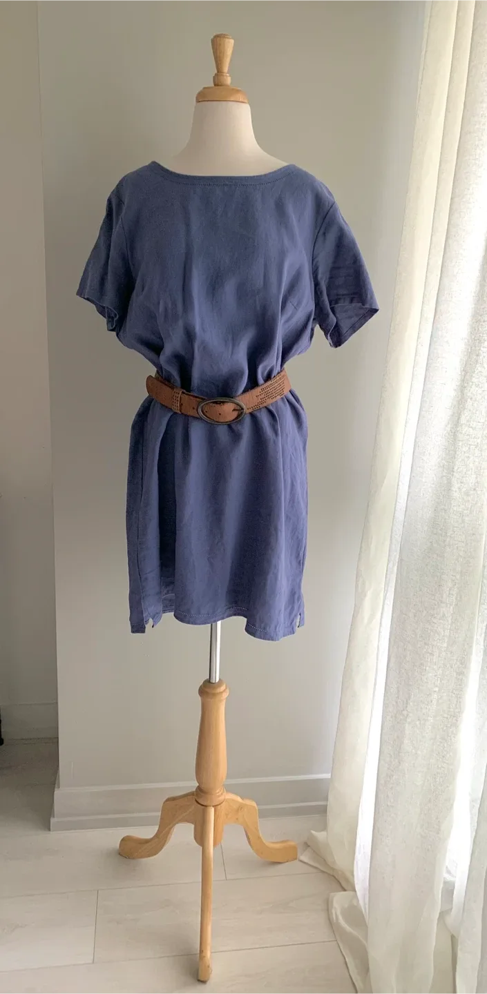High Quality 100% Linen Dress thumbnail
