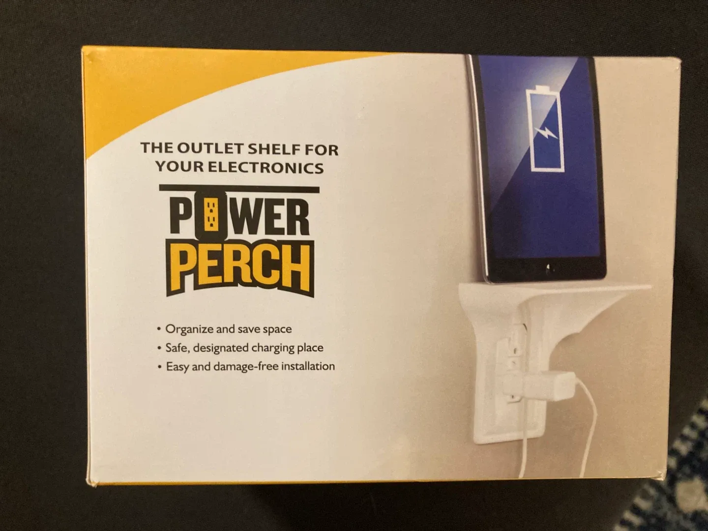 Power Perch Outlet Shelf - New in Box! thumbnail