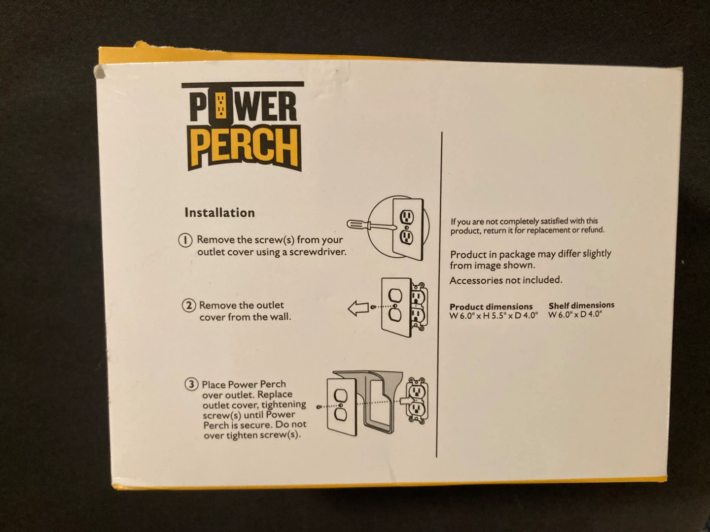 2 Power Perch Outlet Shelf - New in Box! - photo 2