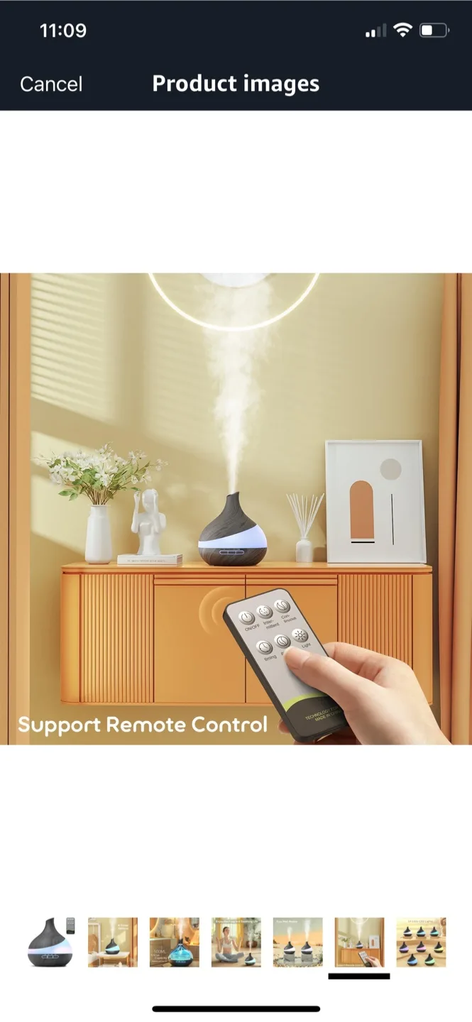 500ML Aroma Essential Oil Diffuser image indicator(6)