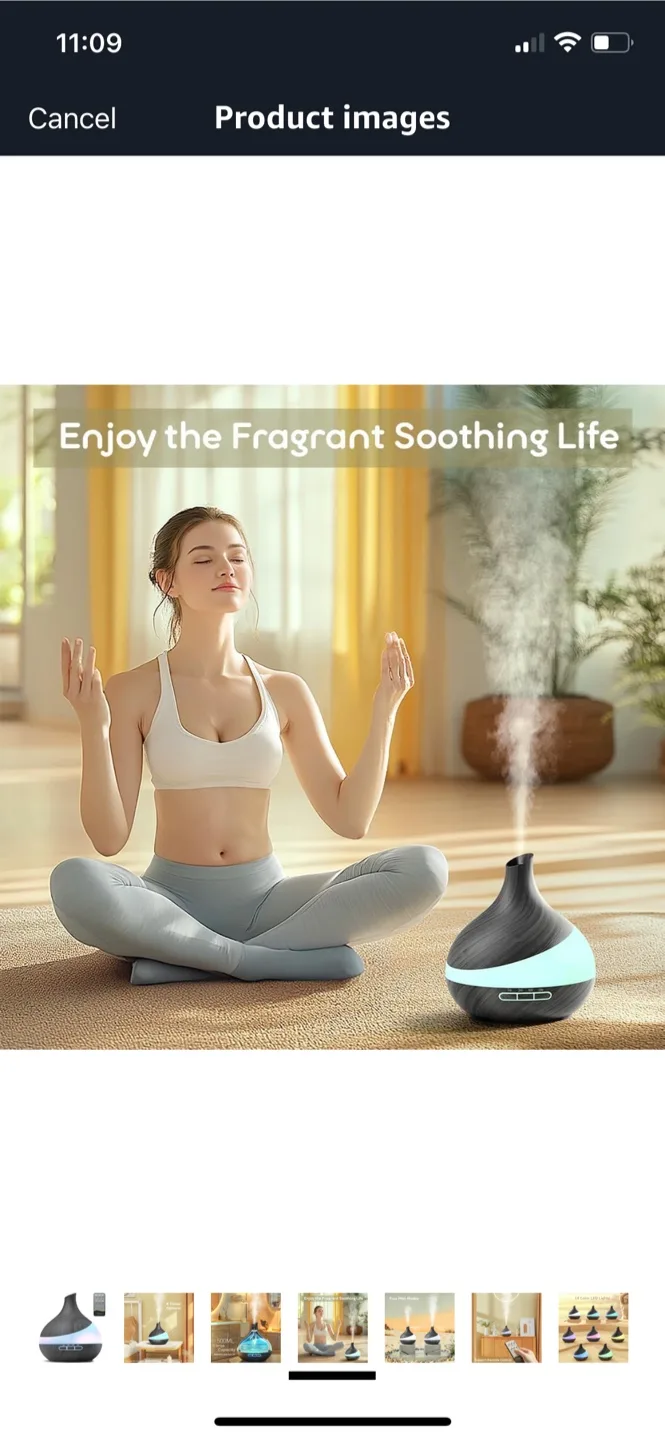 500ML Aroma Essential Oil Diffuser image indicator(4)