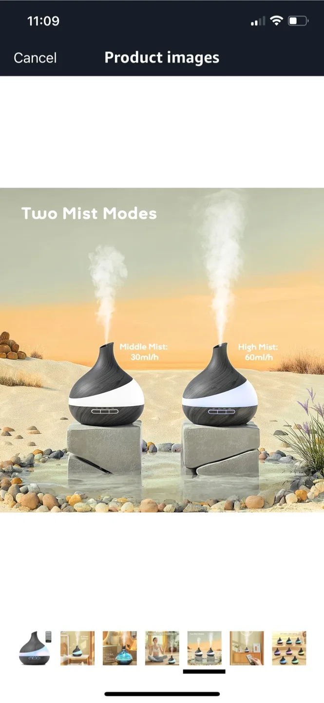 500ML Aroma Essential Oil Diffuser image indicator(5)