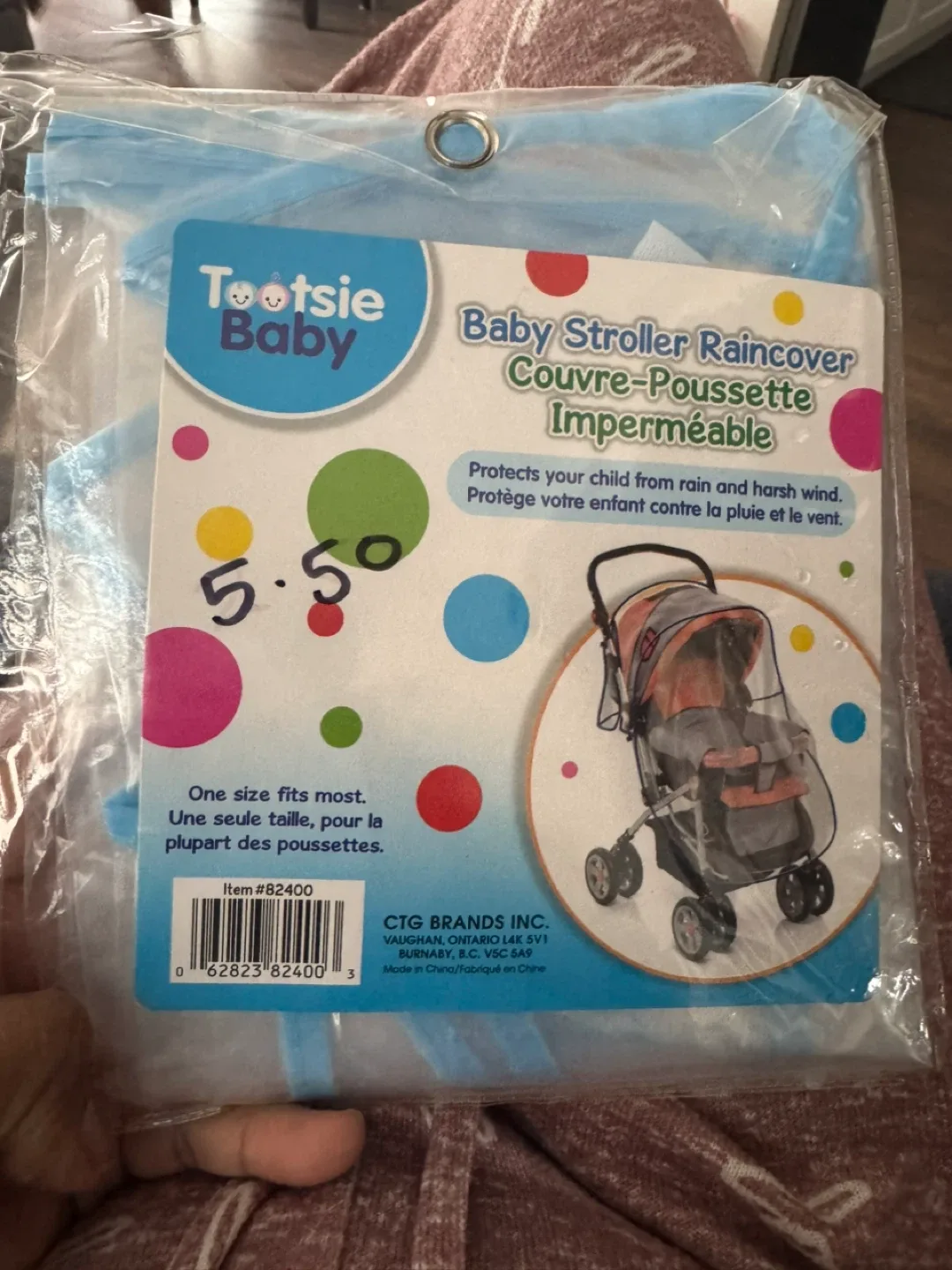 Tootsie Baby Stroller Raincover - New in Package! thumbnail