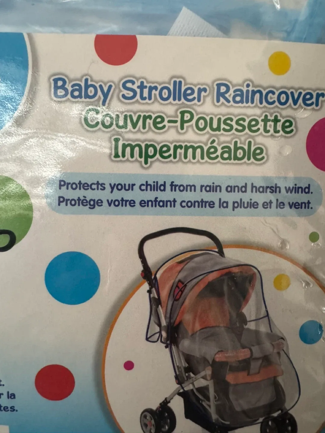 Small Tootsie Baby Stroller Raincover - New in Package! image indicator(2)