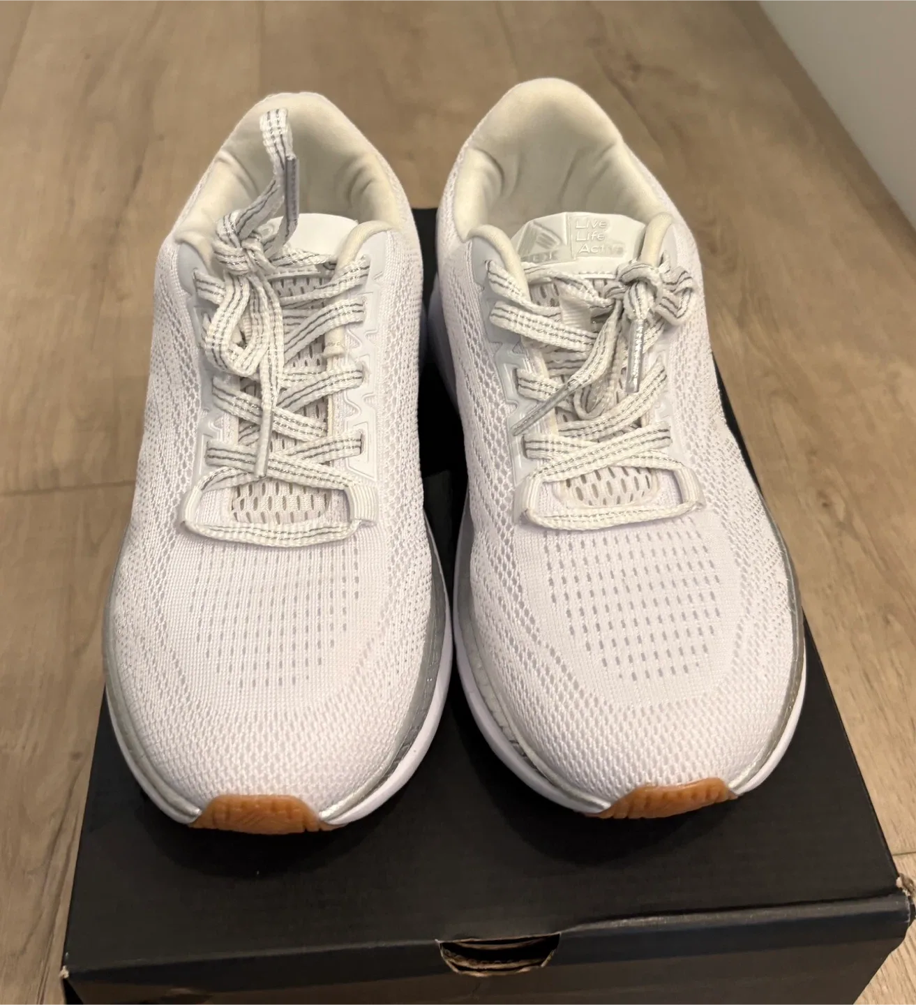 RBX White Running Shoes! Almost New! thumbnail