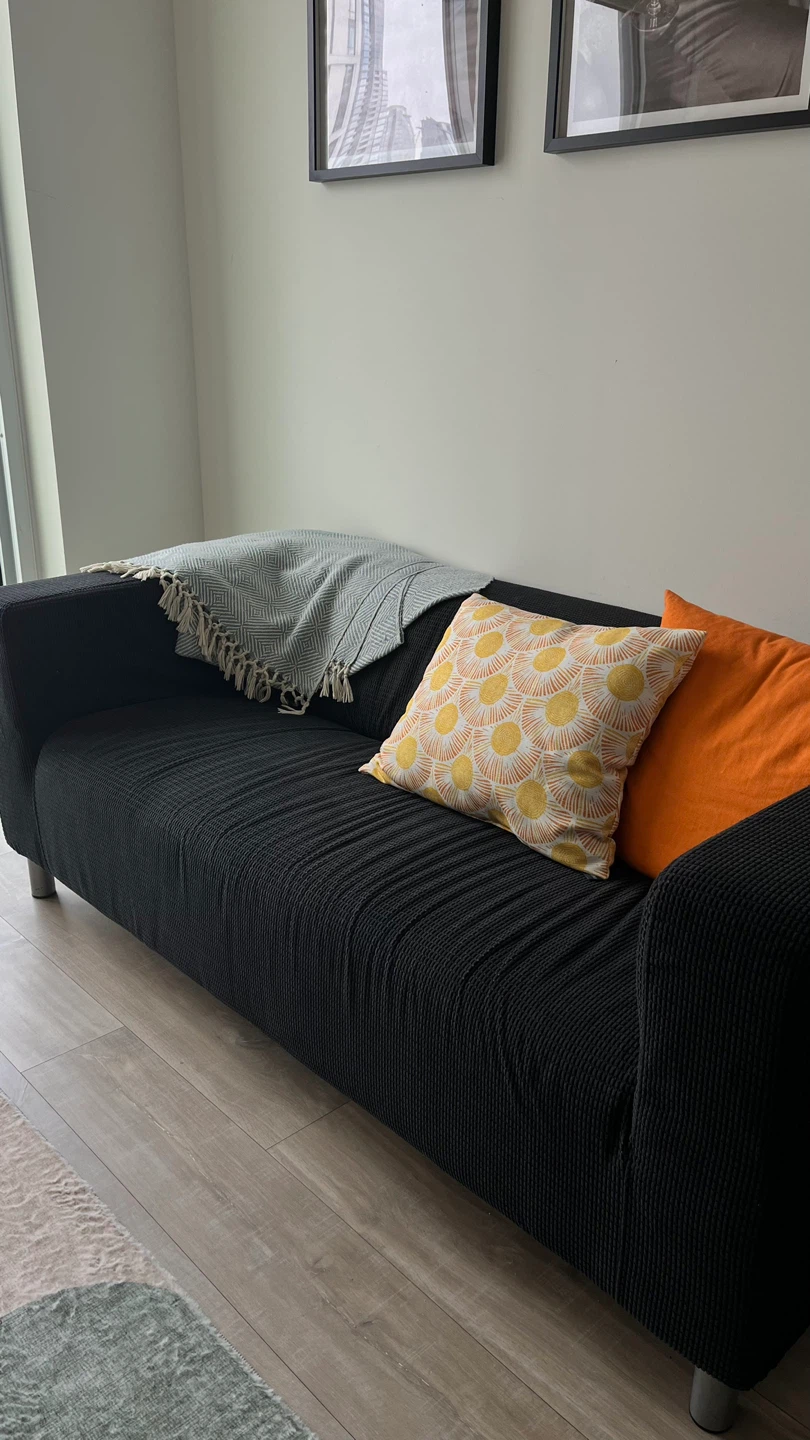 Black Sofa IKEA - photo 2