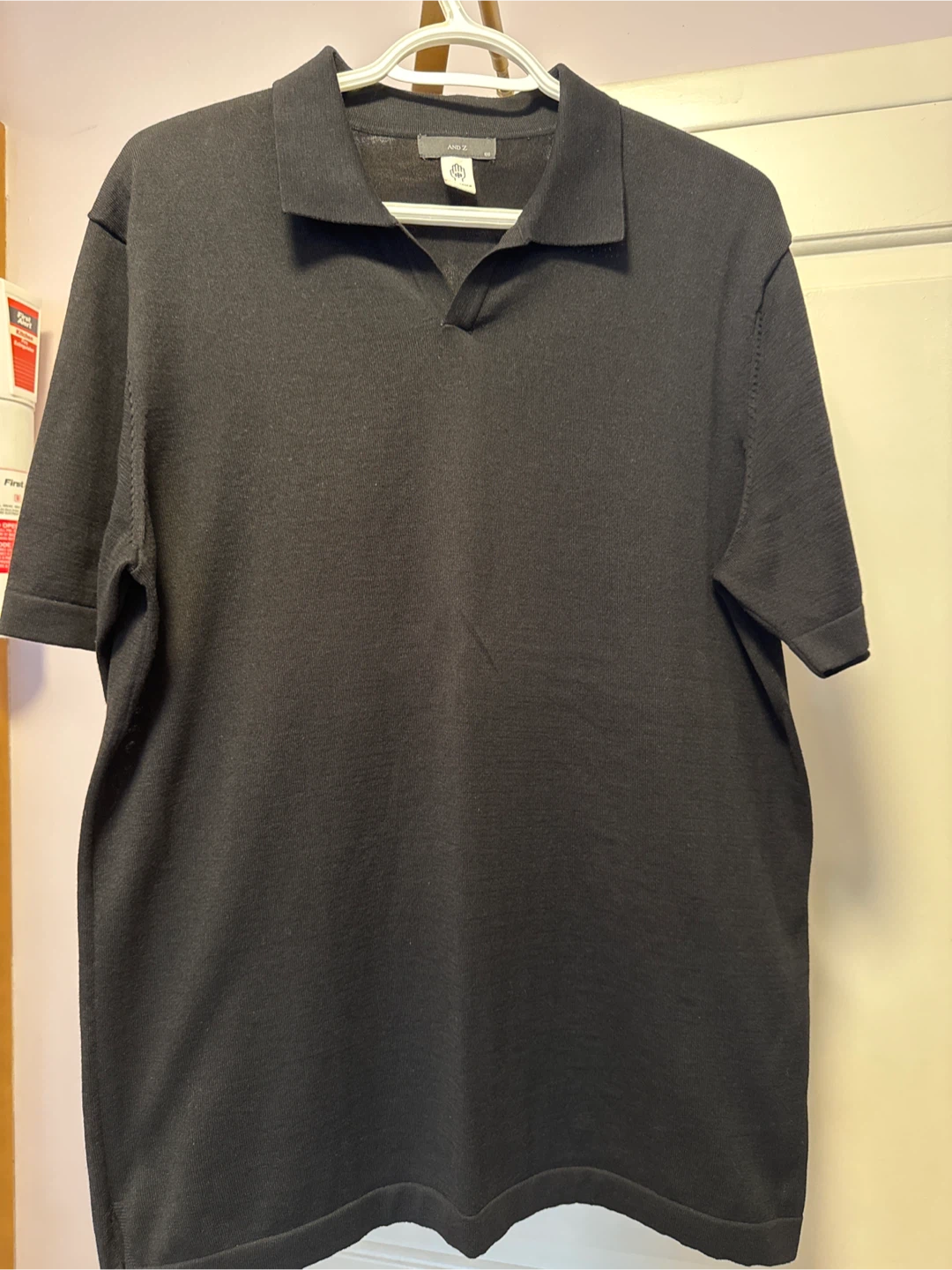 AND Z Black Polo Shirt - Size M