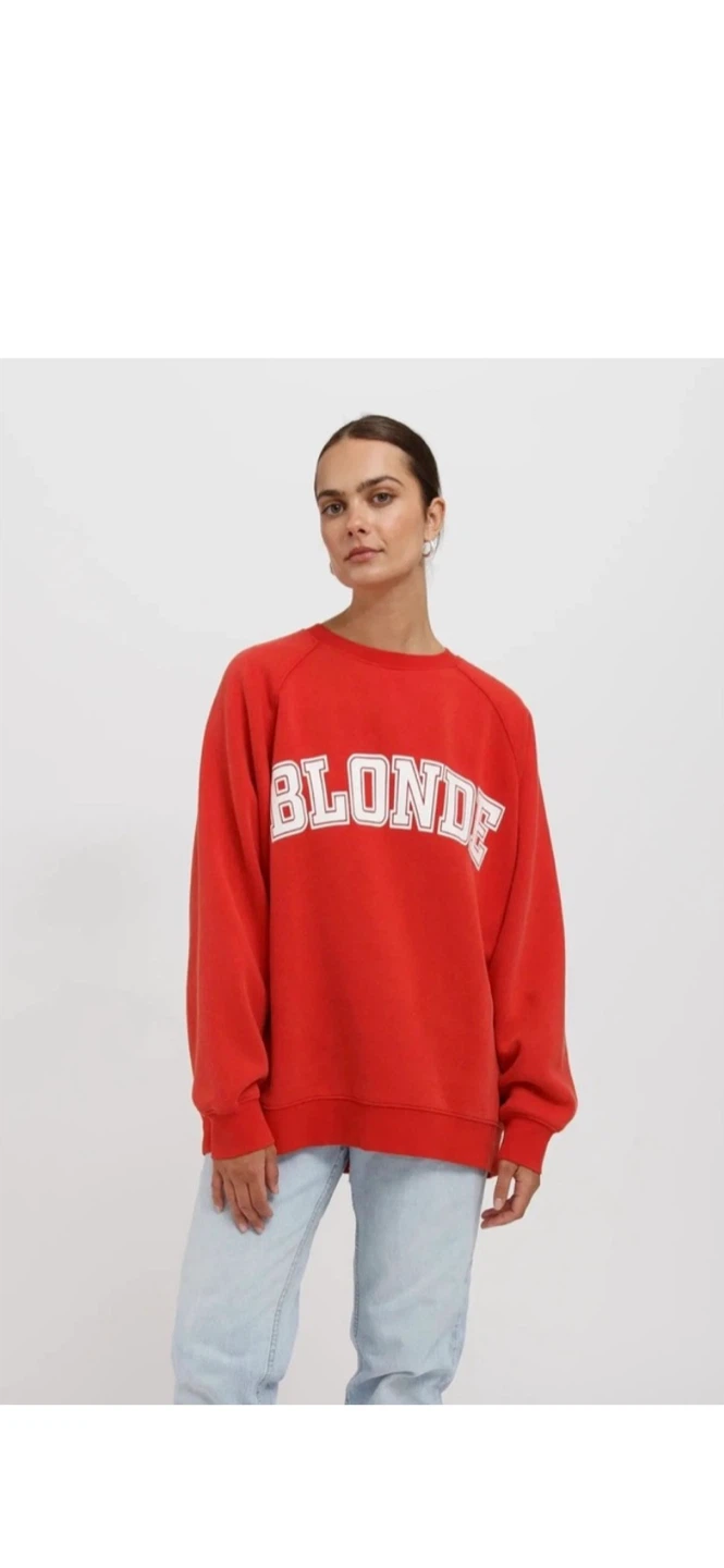 🥕BNWT BRUNETTE THE LABEL BLONDE SWEATER - photo 5