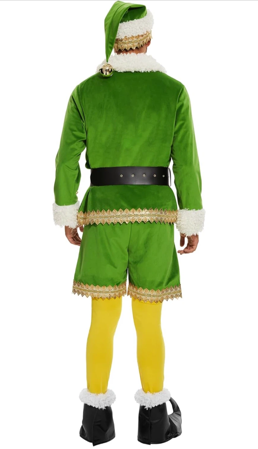 Christmas Elf Costume Set - 6 Pieces - photo 2