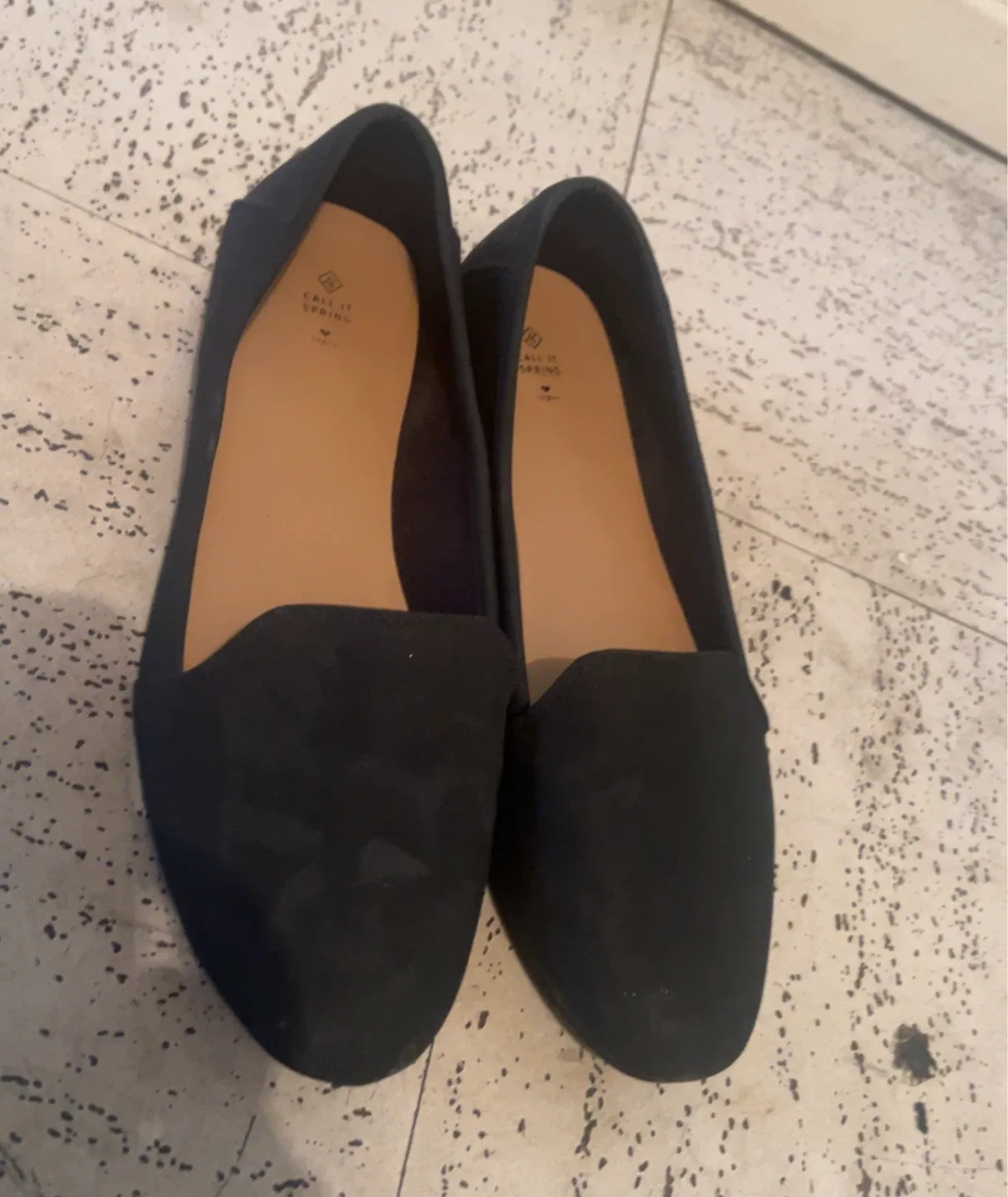 Call It Spring Black Flats - Size 10 thumbnail