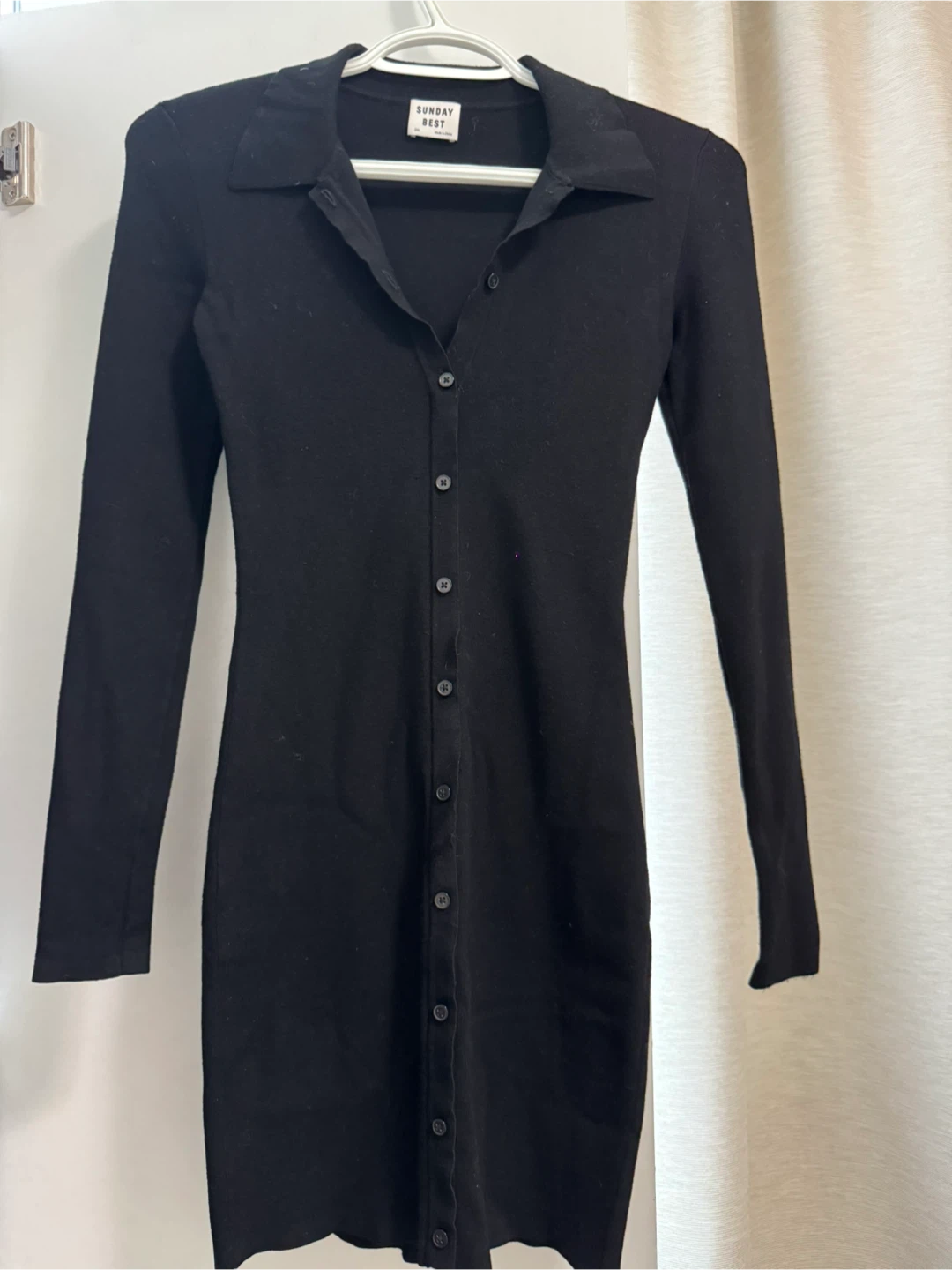 Aritzia’s Sunday Best Black Bodycon Dress Size 2XS