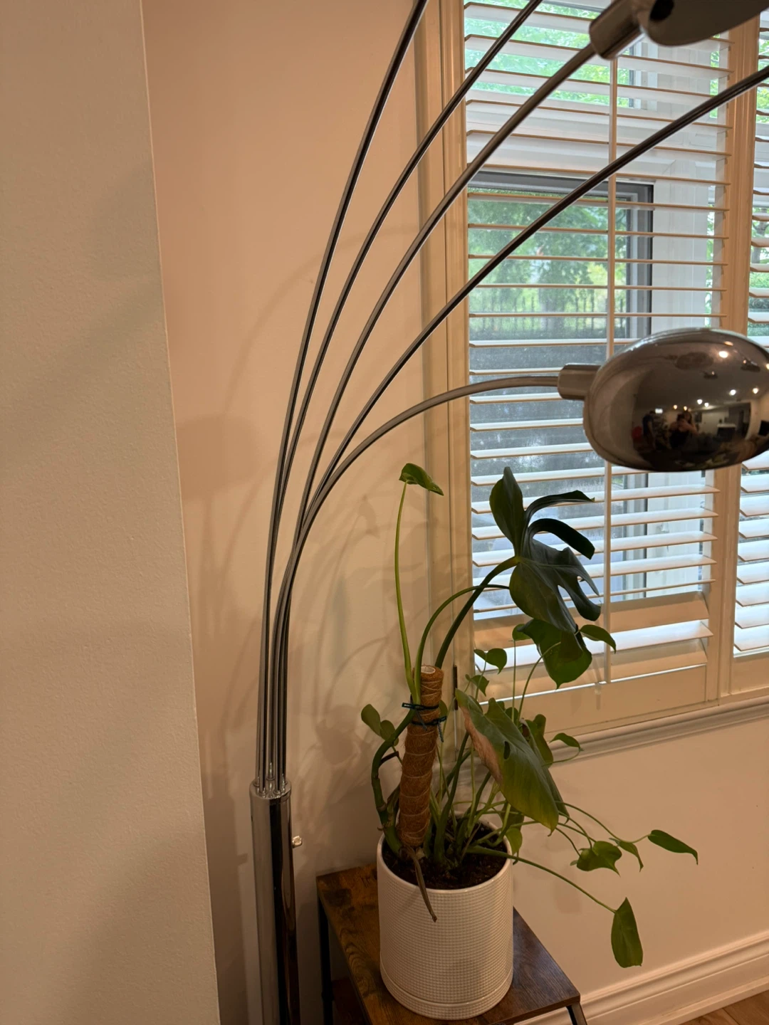 EQ3 Chrome Arc Floor Lamp - photo 2