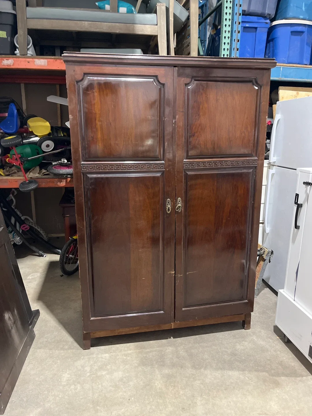 Vintage Wooden Armoire thumbnail