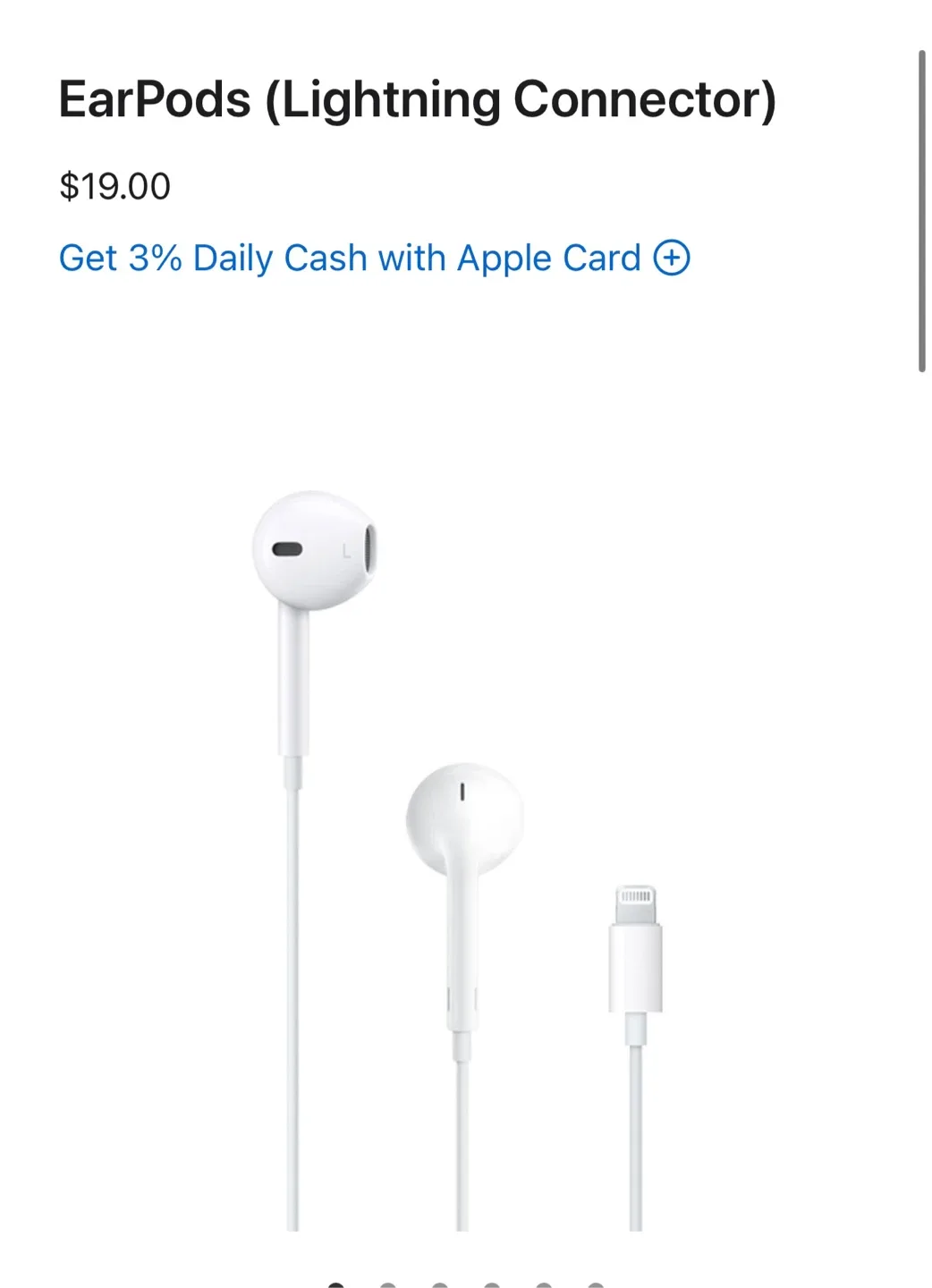 New Apple EarPods with Lightning Connector thumbnail
