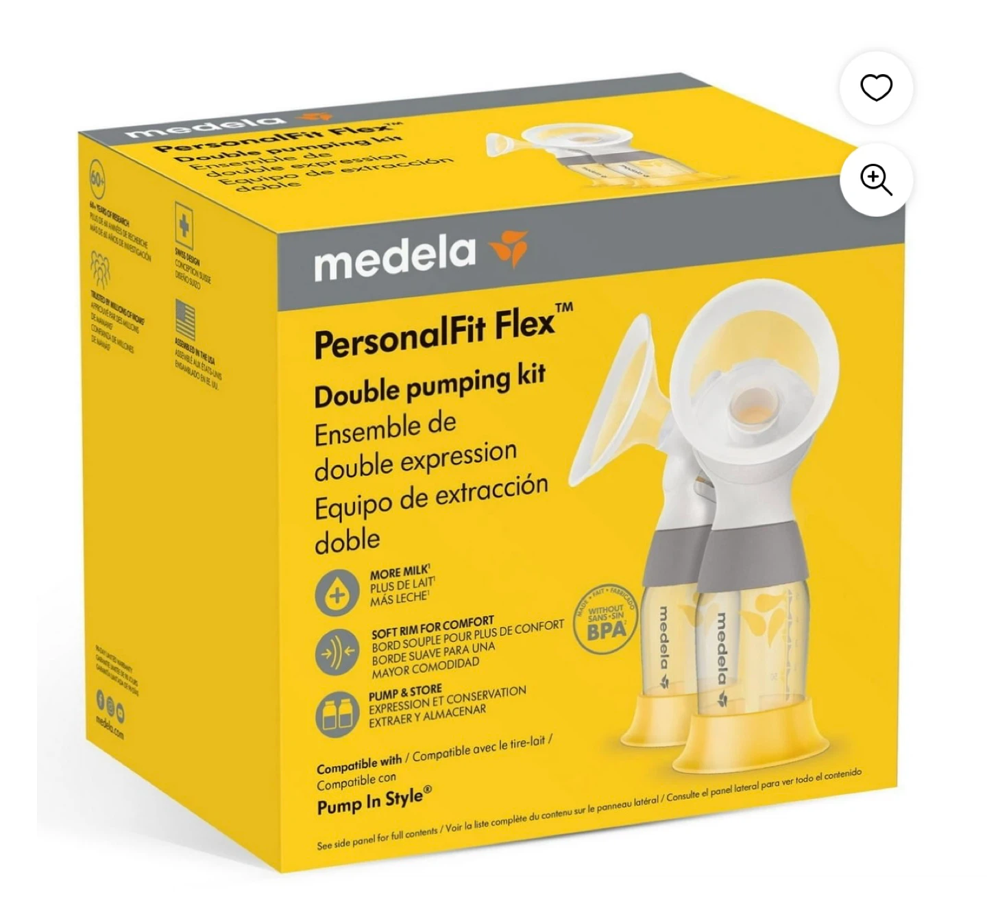 Medela PersonalFit Flex Double Electric Breast Pump Kit - photo 2